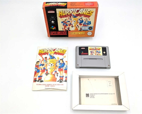 Hurricanes - Komplet i Æske - SNES - (EUR) (B Grade) (Genbrug)